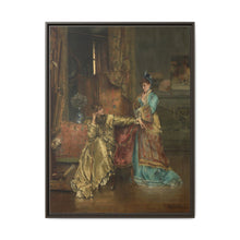The Visit (c. 1870) by Alfred Stevens: A Glimpse into 19th-Century Elegance - NOMADEN ART GALLERY