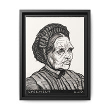 Portrait of Laren farmer's wife named Lysemeut (1916) by Julie de Graag - NOMADEN ART GALLERY