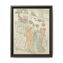 Visitors to the Hachiman shrine by Katsushika Hokusai - NOMADEN ART GALLERY