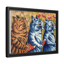 Three cats singing. Gouache by Louis Wain, 1925/1939