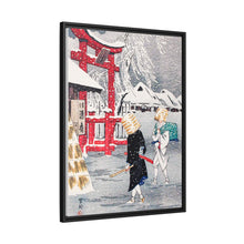 Impresión en alta resolución de Okabe en la nieve (ca. 1925-1926) de Hiroaki Takahashi 