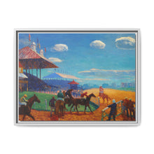 Race Track (1908–1909) vintage painting by William James Glackens - NOMADEN ART GALLERY