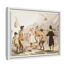 Illustration of the fool plough from The Costume of Yorkshire (1814) by George Walker