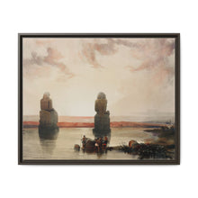 Statues of Memnon at Thebes during the inundation illustration by David Roberts (1796–1864) - NOMADEN ART GALLERY