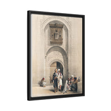 Modern mansion showing the arabesque architecture of Cairo illustration by David Roberts (1796–1864)
