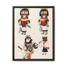 Hopi Katcinas - Piokot Turkwinu Turkwinu Mana (1895) drawn by the native people from the book of Jesse Walter Fewkes (1850–1930) - NOMADEN ART GALLERY