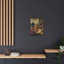 Saint Francis Xavier preaching and healing. Oil painting after Peter Paul Rubens.