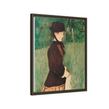 Mujer joven en un jardín (Jeune femme dans un jardin), (1879) de Édouard Manet