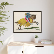 French Knight, 14th Century: Vintage Equestrian Art by Paul Mercuri (1860)