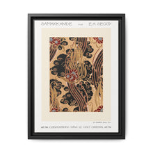 Flower pattern Art Deco stencil print in oriental style. Original from our own 1914 edition of Samarkande - NOMADEN ART GALLERY