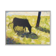 Black Cow in a Meadow (ca. 1881) by Georges Seurat - NOMADEN ART GALLERY