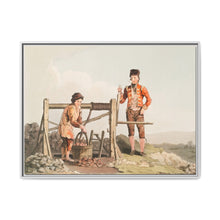 Illustration of the ruddle pit from The Costume of Yorkshire (1814) by George Walker - NOMADEN ART GALLERY