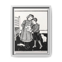 A boy and a girl by Julie de Graag - NOMADEN ART GALLERY
