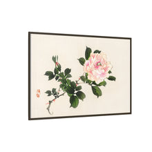 Pink rose by Kōno Bairei (1844-1895)