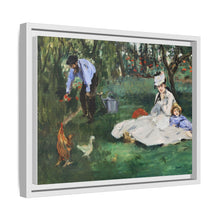 La familia Monet en su jardín de Argenteuil (1874) de Édouard Manet 