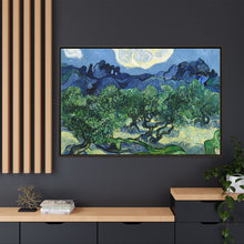 Vincent van Gogh's Olive Trees with the Alpilles in the Background (1889) - NOMADEN ART GALLERY
