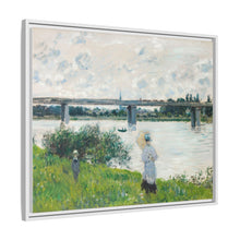 Claude Monet's The Promenade with the Railroad Bridge, Argenteuil (1874) - NOMADEN ART GALLERY