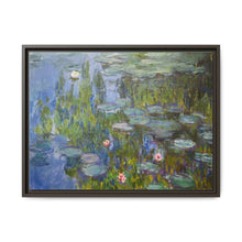 Water Lilies by Claude Monet - Framed Classic Canvas Print - NOMADEN ART GALLERY