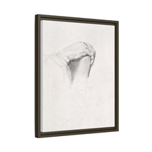 La mano de Poussin, según Ingres (ca. 1875-1877) de Georges Seurat