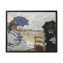 Claude Monet's The Beach at Trouville (1870) - NOMADEN ART GALLERY