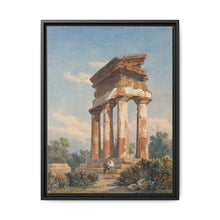 A Temple Ruin in Agrigento (c. 1825) by Carl Wilhelm Götzloff: A Classical Landscape - NOMADEN ART GALLERY
