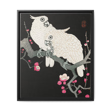 Two cockatoo and plum blossom (1925 - 1936) by Ohara Koson