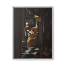 The Love Letter (ca. 1669 –1670) by Johannes Vermeer - NOMADEN ART GALLERY