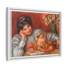 Lección de escritura (La Leçon d'écriture) (1905) de Pierre-Auguste Renoir. 