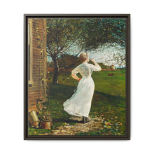 The Dinner Horn, Blowing the Horn at Seaside (1870) by Winslow Homer - NOMADEN ART GALLERY
