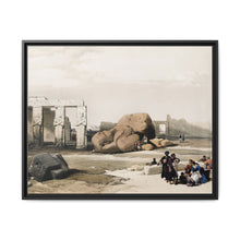 Fragment of the Great Colossi at the Memnonium Thebes illustration by David Roberts (1796–1864) - NOMADEN ART GALLERY