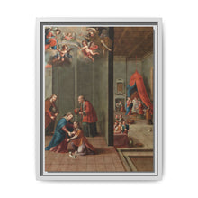 The Visitation and the Birth of Saint John the Baptist (La visitación y el nacimiento de san Juan Bautista) by Nicolás Enríquez - NOMADEN ART GALLERY