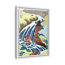 Hokusai's The Yoshitsune horse-washing falls at Yoshino, Izumi Province (1833–1834) - NOMADEN ART GALLERY