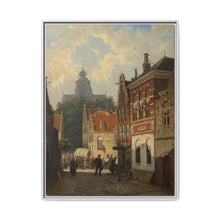 Dutch Street Scene (c. 1850–55) by Cornelis Springer - NOMADEN ART GALLERY