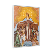 Fresco of Virgin-of-Mercy on the northern wall of the subsidiary church Saint Anna in Saager
