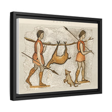 Hunter-Gatherer Mosaic: Vintage Encyclopaedia Art (1891)