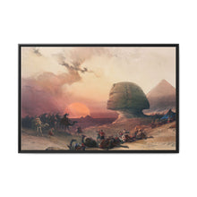 Approach of the simoom Desert of Gizeh illustration by David Roberts (1796–1864) - NOMADEN ART GALLERY