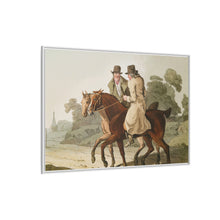 Illustration of farmers from The Costume of Yorkshire (1814) by George Walker