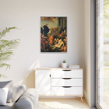 Saint Francis Xavier preaching and healing. Oil painting after Peter Paul Rubens.