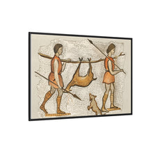 Hunter-Gatherer Mosaic: Vintage Encyclopaedia Art (1891)