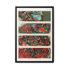 Chinese Buddhist hell, vintage painting by G.A. Audsley-Japanese illustration - NOMADEN ART GALLERY