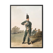 Illustration of North York militia from The Costume of Yorkshire (1814) by George Walker - NOMADEN ART GALLERY