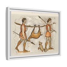 Hunter-Gatherer Mosaic: Vintage Encyclopaedia Art (1891)