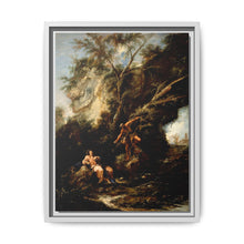 Landscape with the Temptation of Christ by Alessandro Magnasco and Antonio Francesco Peruzzini - NOMADEN ART GALLERY