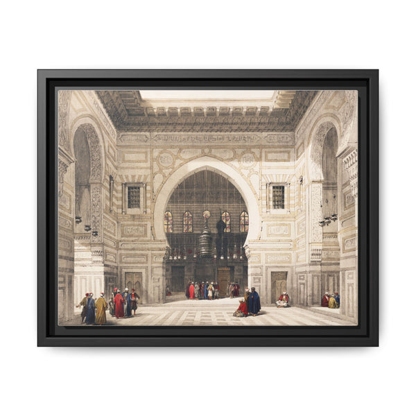 Interior of the mosque of the Sultan the Ghoree illustration by David Roberts (1796–1864) - NOMADEN ART GALLERY