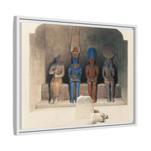 Sanctuary of the Temple of Aboo Simbel Nubia illustration by David Roberts (1796–1864)