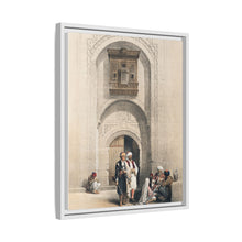Modern mansion showing the arabesque architecture of Cairo illustration by David Roberts (1796–1864)