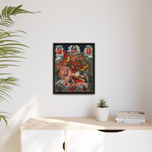 Tse Mara , a form of Dharmapala (protector of teachings), guardian of the Samye Monastery. Gouache painting by a Tibetan artist