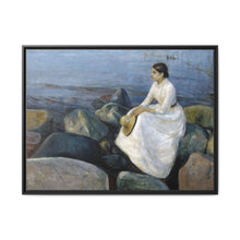Summer night, Inger on the beach (1889) by Edvard Munch - NOMADEN ART GALLERY