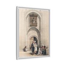Modern mansion showing the arabesque architecture of Cairo illustration by David Roberts (1796–1864)