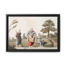 Illustration of leech finders from The Costume of Yorkshire (1814) by George Walker - NOMADEN ART GALLERY